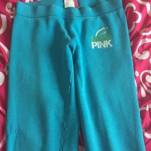 Pink sweatpants